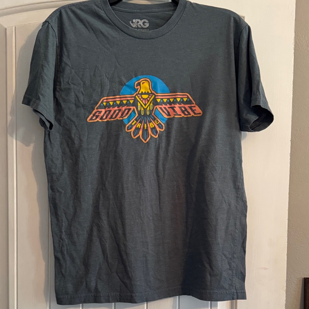 Good‎ Vibe Graphic Gray T-Shirt